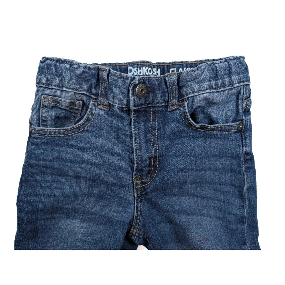 OshKosh B'Gosh Classic Fit Blue Denim Wash Straight Leg Jeans Kid's Size 5R‎
